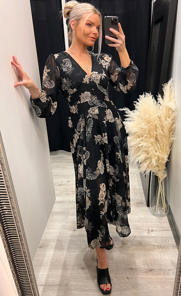 Lauren dress - black mix