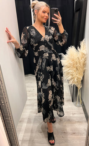 Lauren dress - black mix