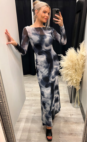 Bianca dress - grey mix