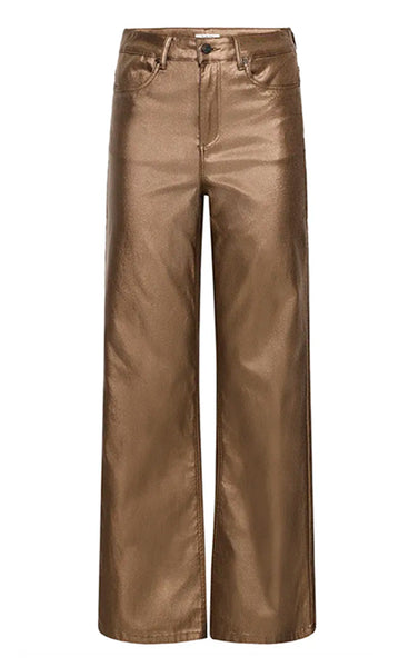 Kiko wide pants - antique brass