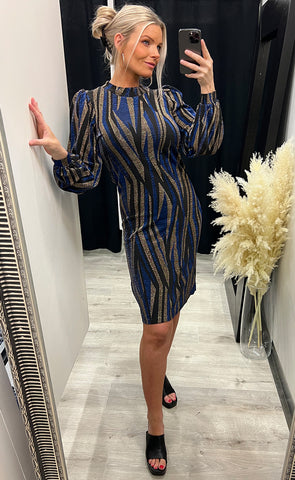 Nuna dress 1 - blue mix