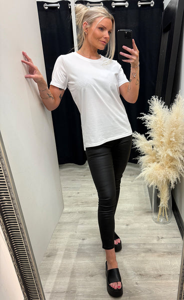 Shoulder tee 1 - white