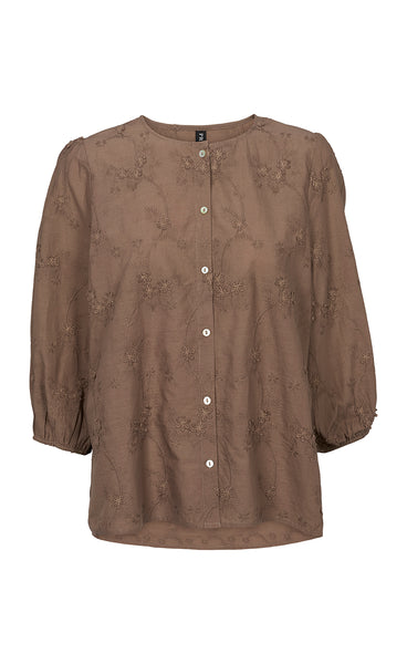Alma blouse - mushroom