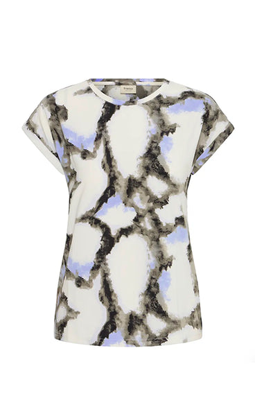 Seen tee 1 - marble hydrangea