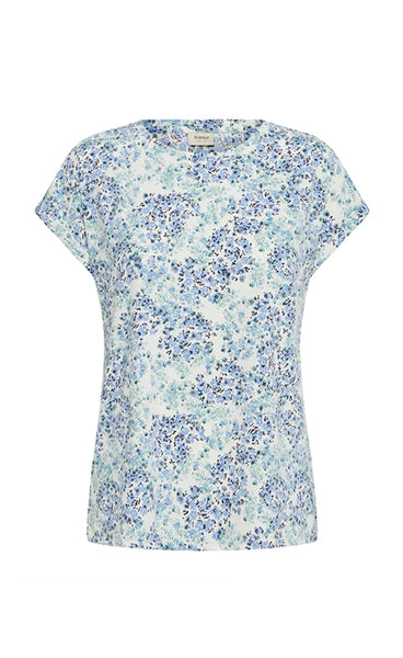 Seen tee 1 - floral hydrangea
