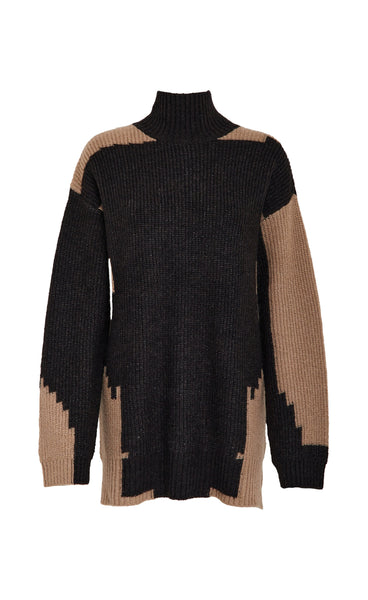 Laurina knit pullover - black