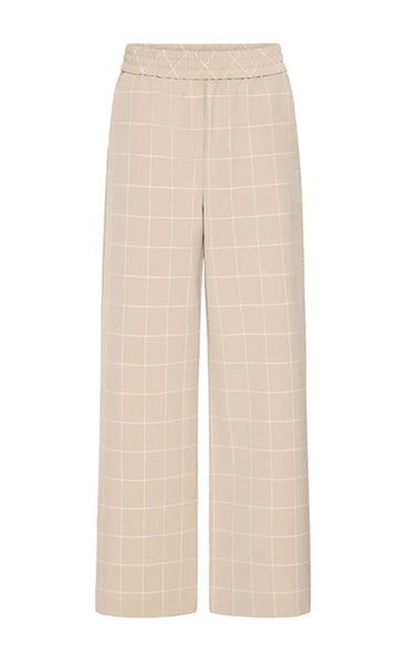 Danta check pants - chinchilla check