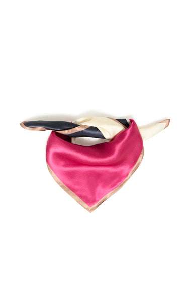 Silla silk scarf - berry mix