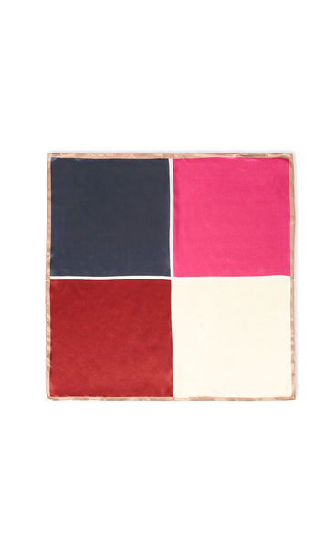 Silla silk scarf - berry mix