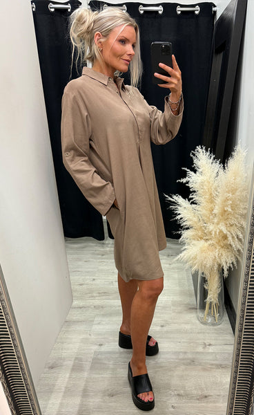 FRANSA Jett linen dress 1 - mountain trail