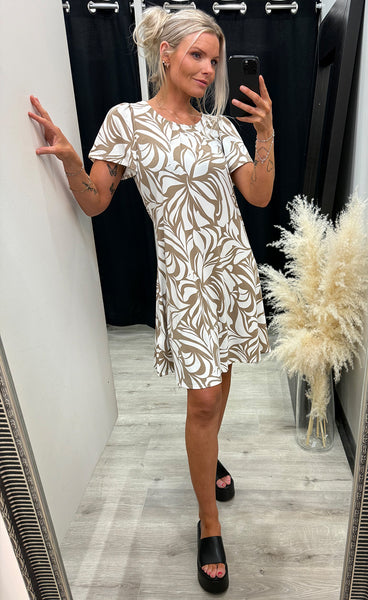 FRANSA Seen dress 1 - floral reverie mountain trail
