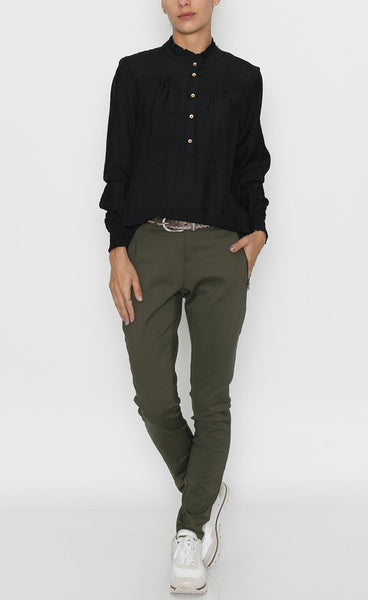 Sidsel blússa - black