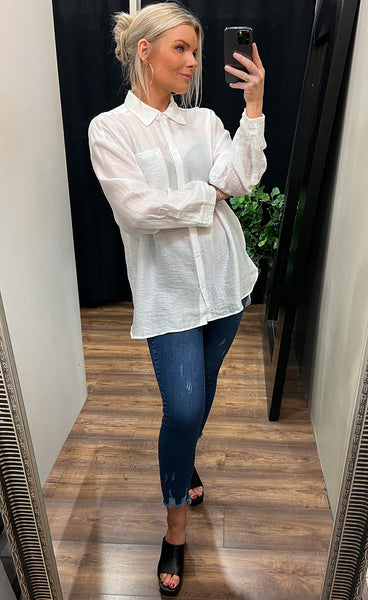 Chris shirt - snow white