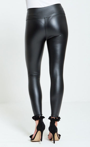 Pleðurleggings 1060 - svartar