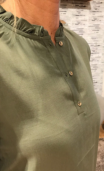 Laura blússa - green