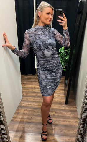 Helena kjóll - grey