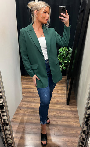 Vagna blazer - hunter green