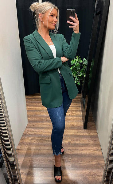 Vagna blazer - hunter green