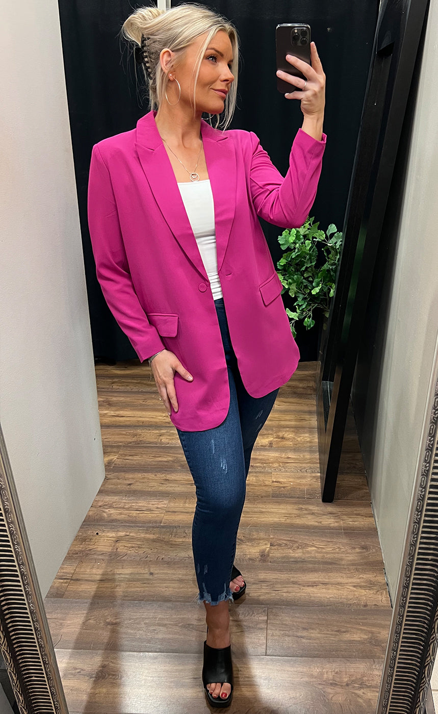 Vagna blazer - orchid