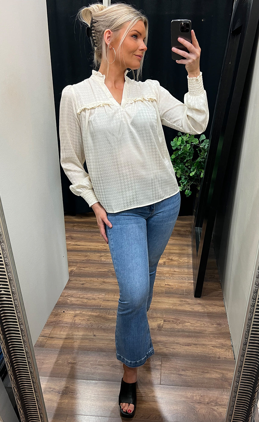 Abby blouse - creme