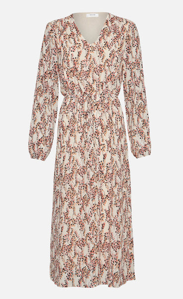 Camly rikkelie kjóll - bellini leaf