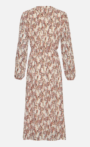 Camly rikkelie kjóll - bellini leaf