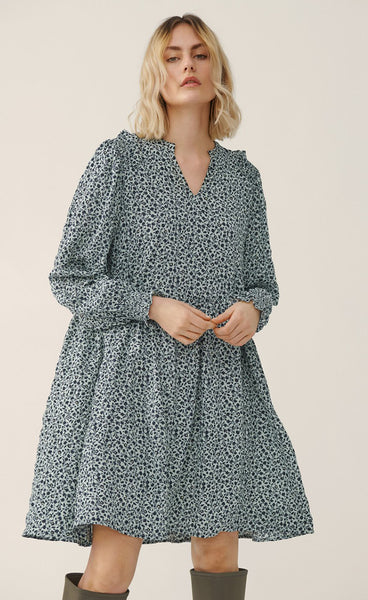 Baline laurissa kjóll - aqua gray