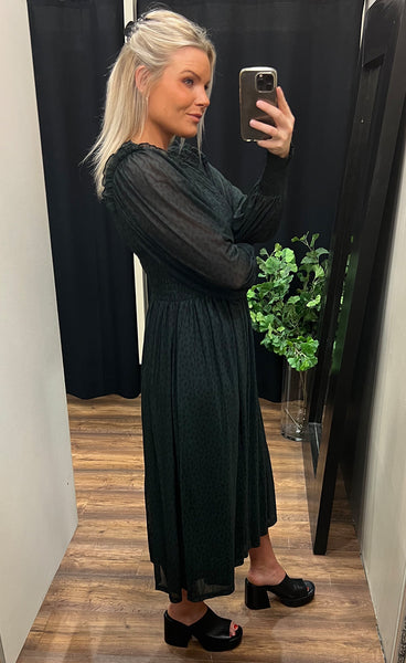 Plox isabella dress - black print