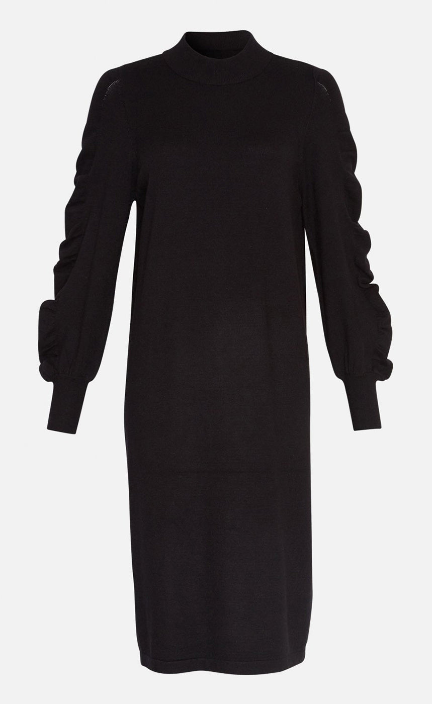 Ineta rechelle kjóll - black