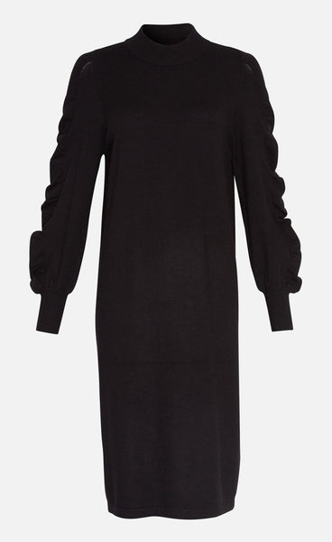 Ineta rechelle kjóll - black