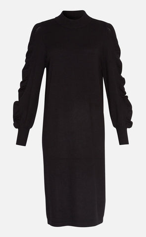 Ineta rechelle kjóll - black