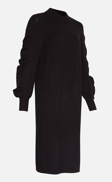 Ineta rechelle kjóll - black