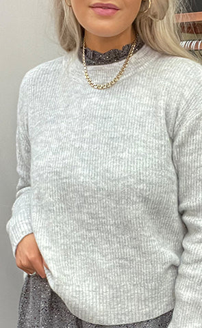 Lasinna peysa - light grey