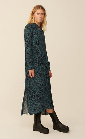 Shazzer kjóll - cassius blue print