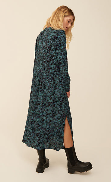 Shazzer kjóll - cassius blue print