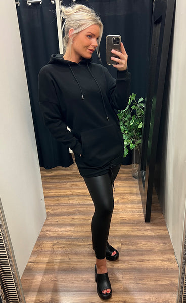 Amber hettupeysa - black