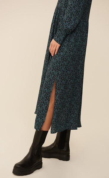 Shazzer kjóll - cassius blue print