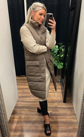 Kaysa waistcoat - chocolate