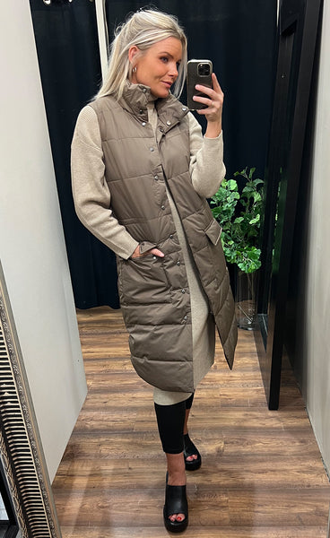 Kaysa waistcoat - chocolate