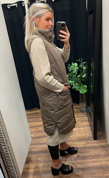 Kaysa waistcoat - chocolate