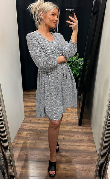 Josephine dress - black mix