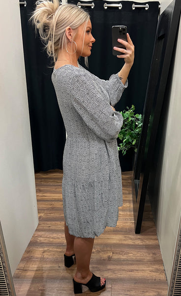 Josephine dress - black mix