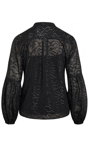 Alexandria Athena blouse - black