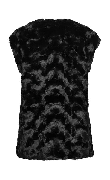 Cavas loðvesti - black