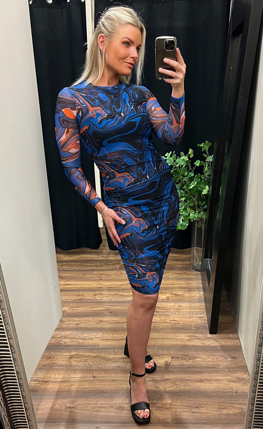 Hailey dress - dark blue