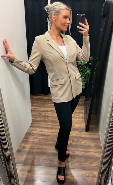 Lano blazer - silver mink