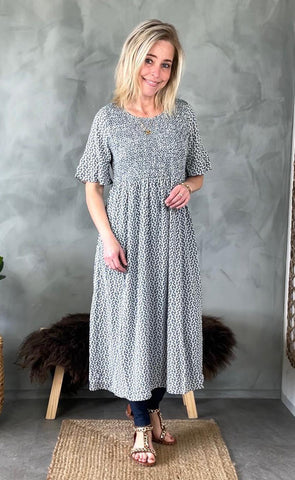 Daniella kjóll - blue