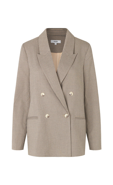 Brennda blazer - brown check