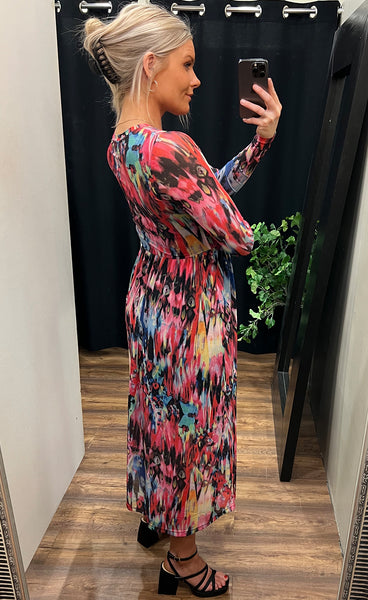 Metta mesh dress - bittersweet