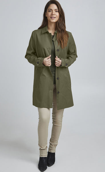 Escas frakki - olive night